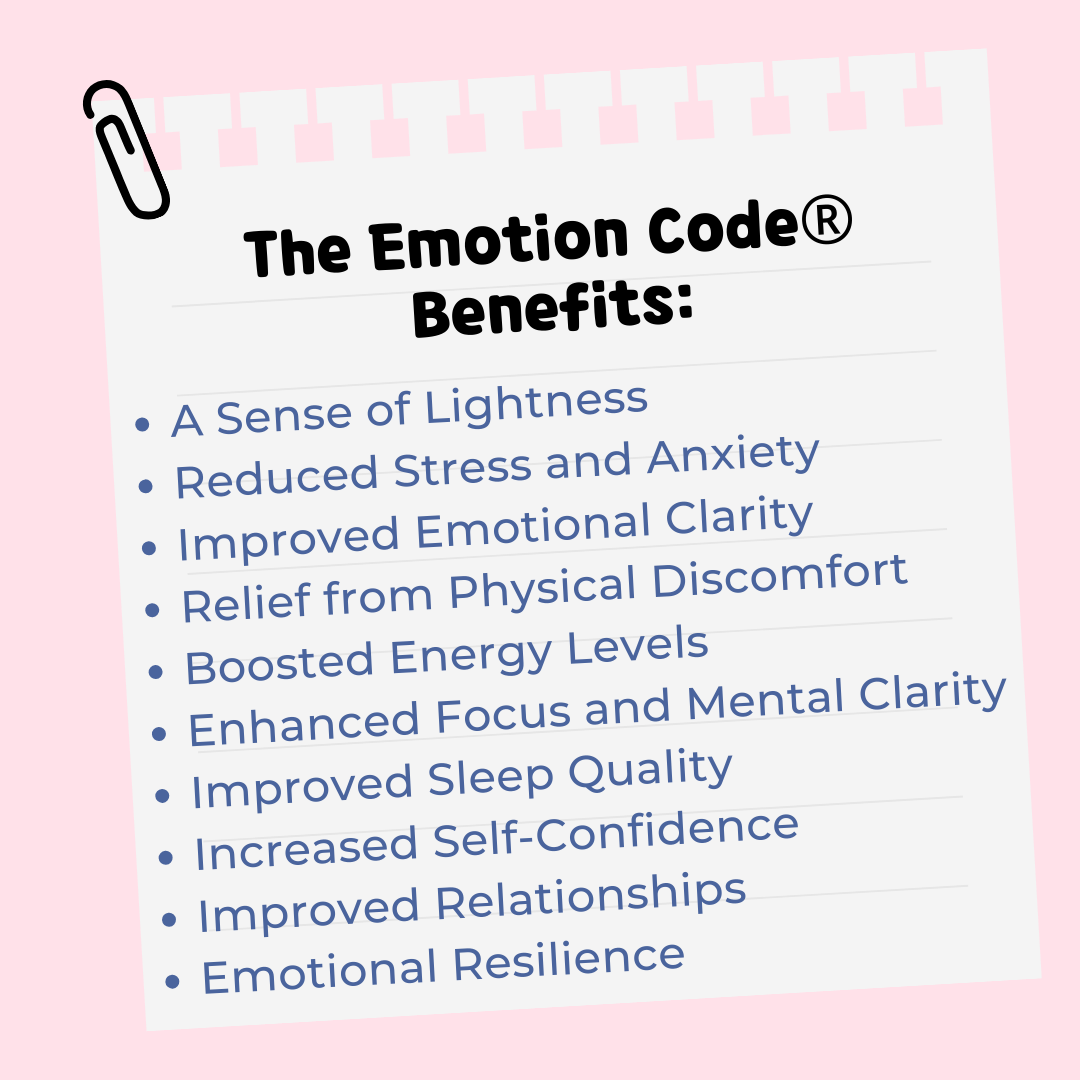 Emotion Code® • Body Code® • Belief Code® Session